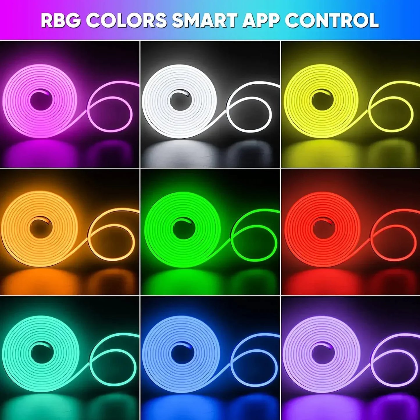 RGB Neon LED Strip Lights