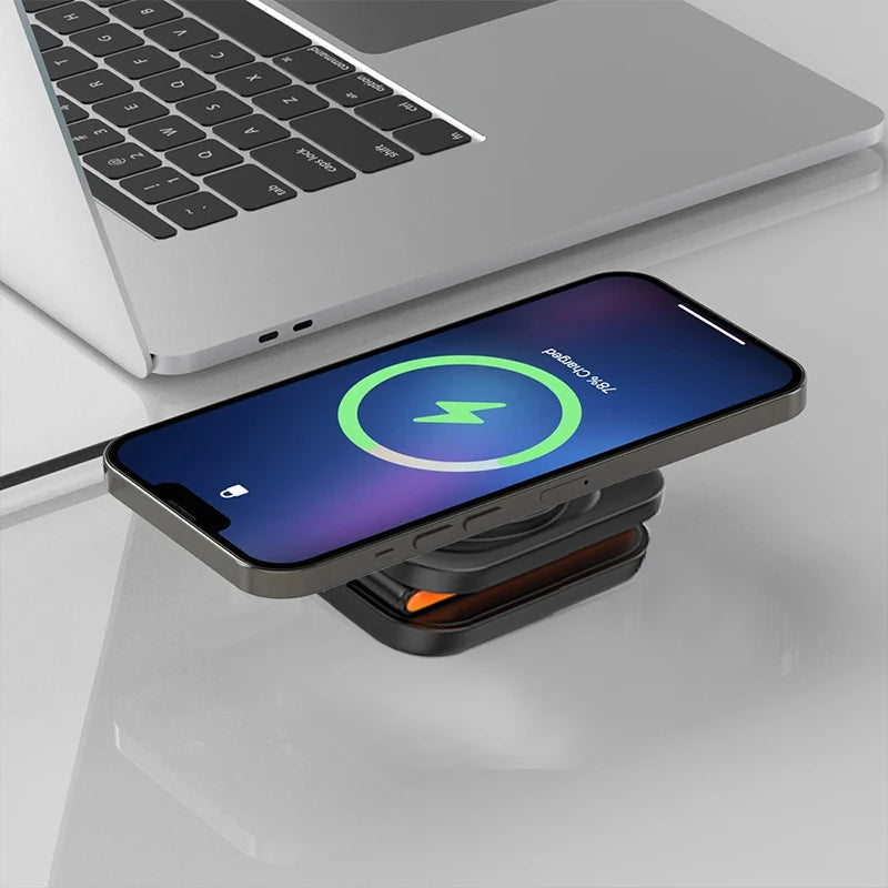 3-in-1 Foldable Magnetic Wireless Charging Station